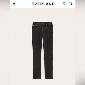 Everlane Original Cheeky Jean, Sz 25 Washed Black